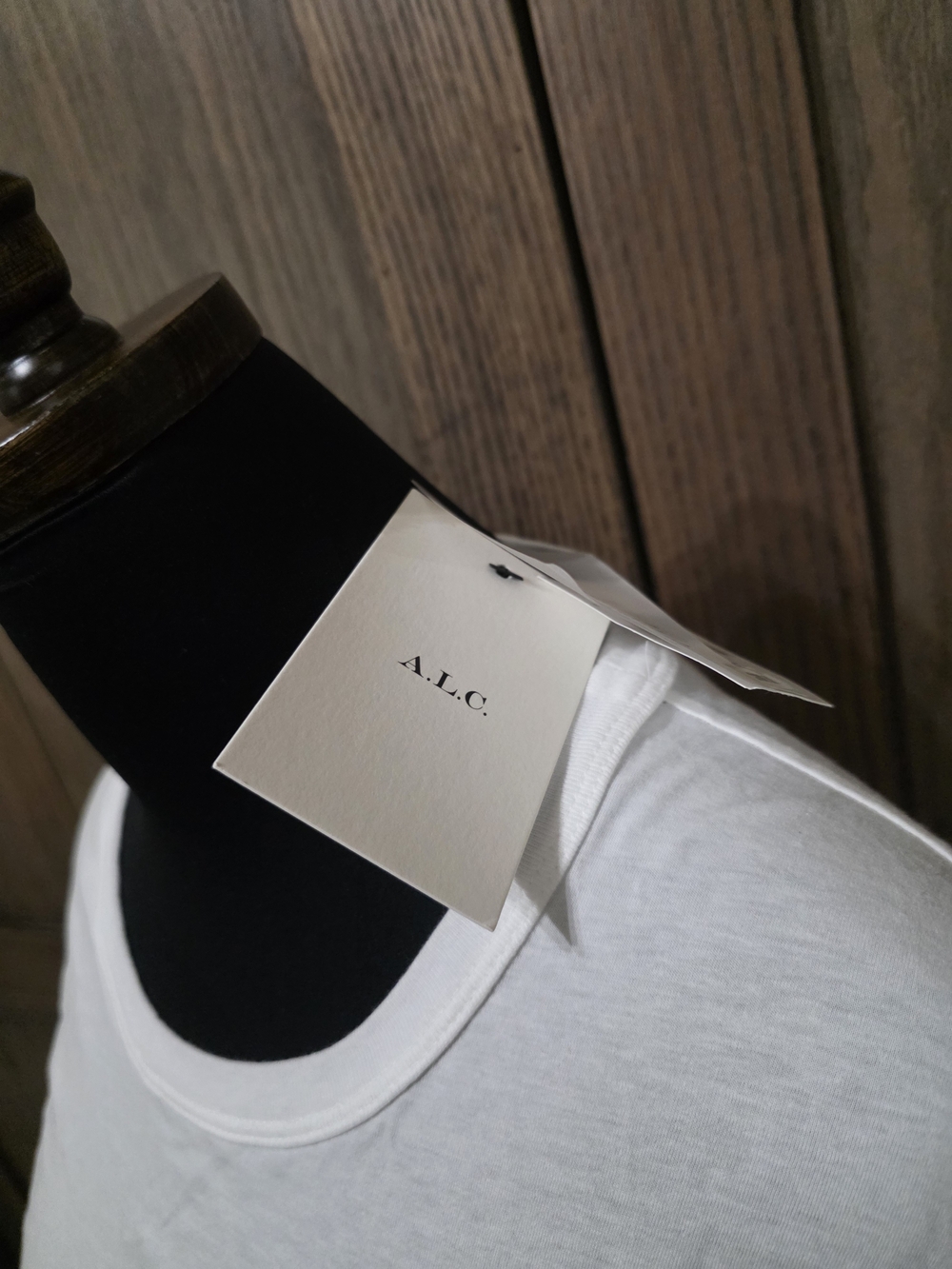 NWT A.L.C. White Puff Sleeve Cotton Tee - Picture 3 of 4